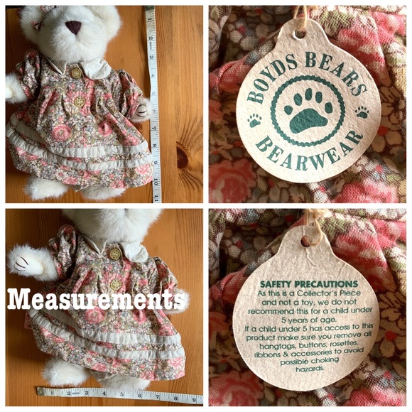 Boyd’s Bear Collectible Bear Katie / Stuffed Bear. - Picture 17 of 17
